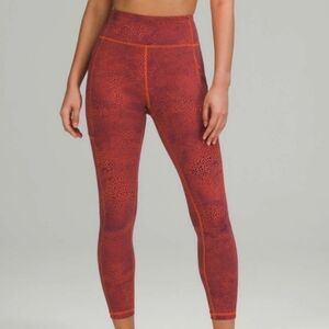 Lululemon high rise 23" crop leggings size 10